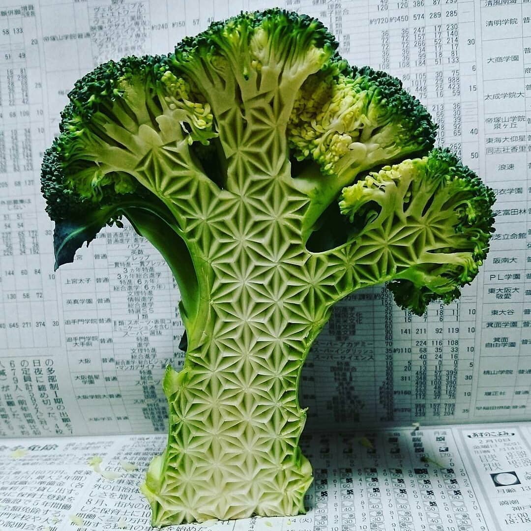 Karya Seni Dari Buah Buahan Dan Sayur Sayuran Yang Diukir Wow