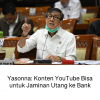 Yasonna : Konten Youtube Bisa Untuk Jaminan Utang ke Bank