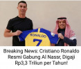 Breaking News : Cristiano Ronaldo Resmi Gabung Al Nassr, Digaji Rp33Triliun per Tahun!